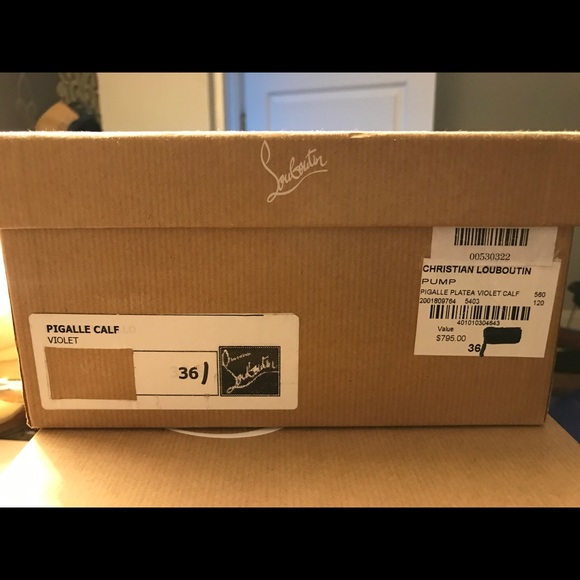 NIB Christian Louboutin Pigalle violet pump - Picture 6 of 7